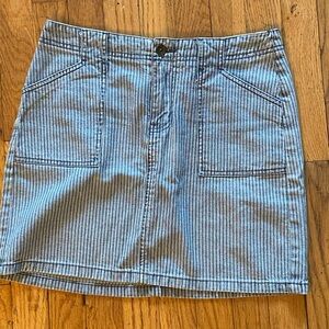 VINTAGE Striped Blue Women's Skirt